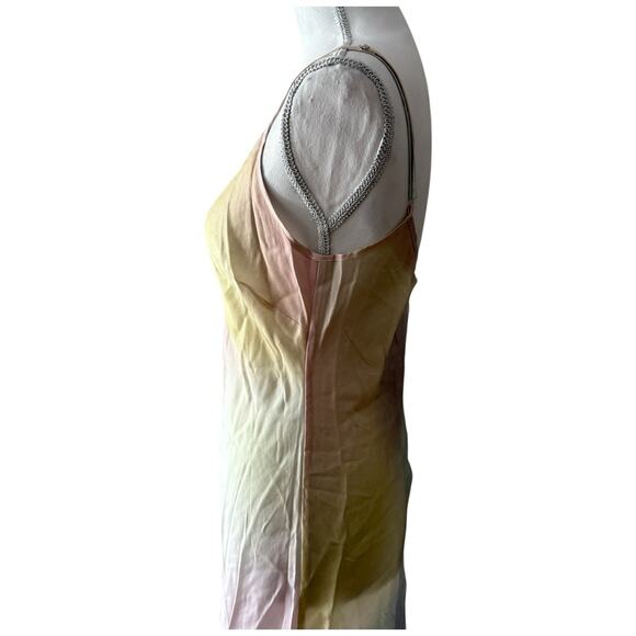 Untitled in Motion Down Multicolor Sleeveless Midi Slip Dress Size M - Picture 8 of 14